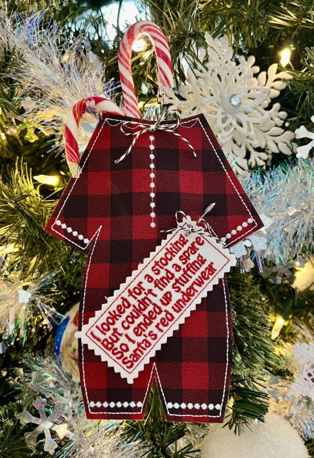 Santa's Red Underwear Treat Holder