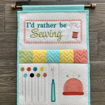 Sew Cute Small Wall Hanging