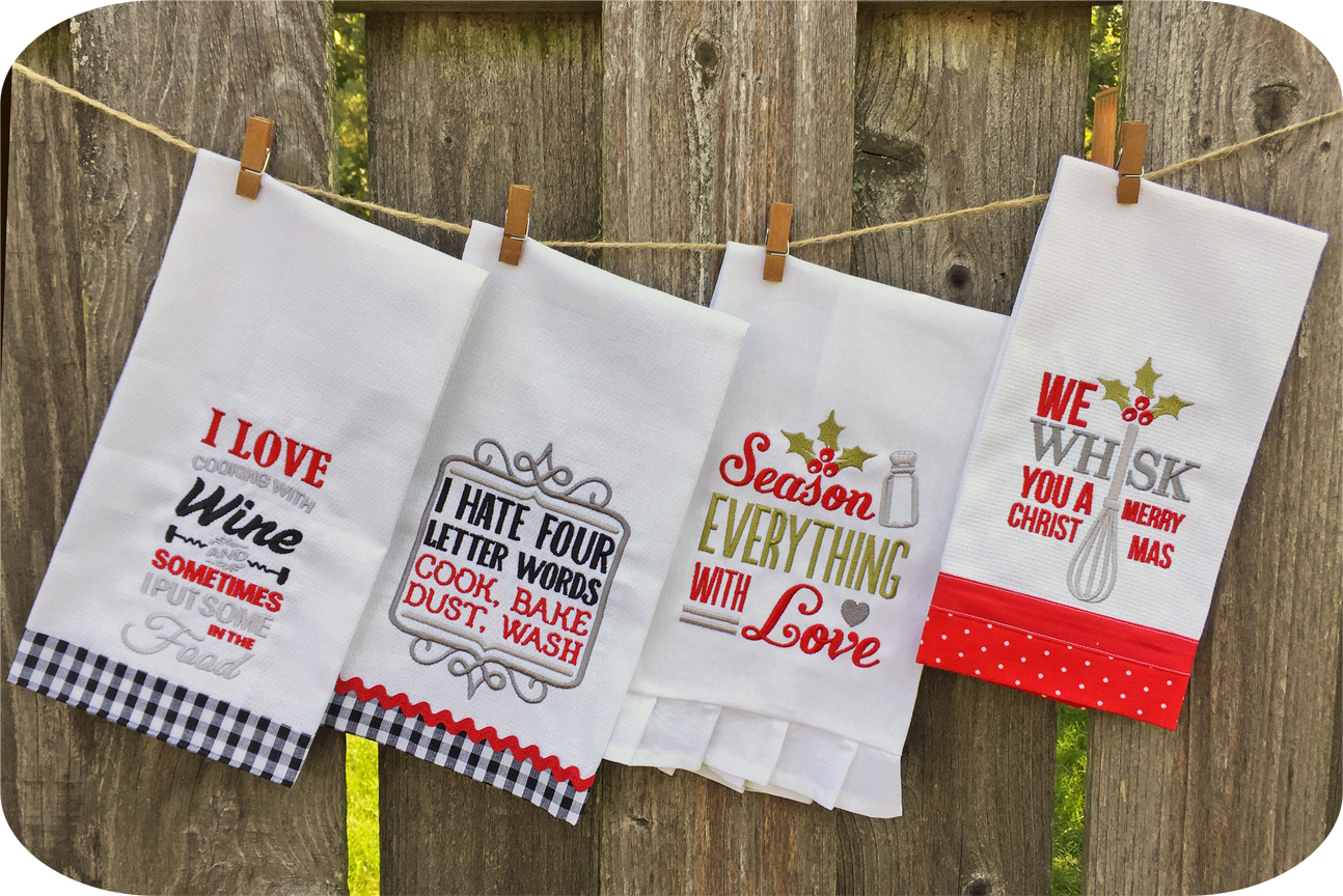 Instant Mom Add Coffee - Funny Kitchen Towels with Sayings, Funny