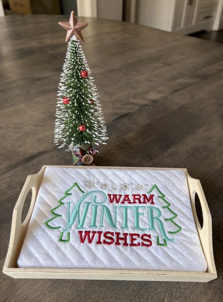 Winter Wishes Mug Rug - Image 2