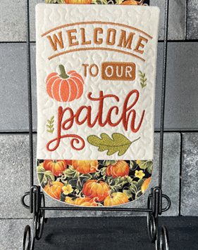Welcome to Our Patch Hanging