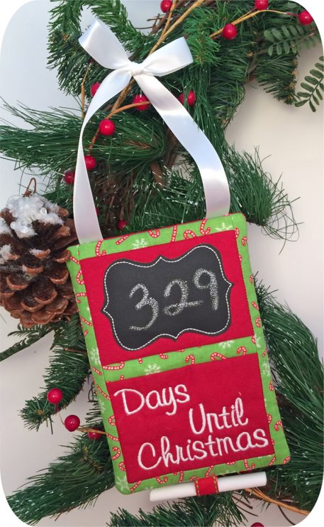 Christmas Countdown Sign