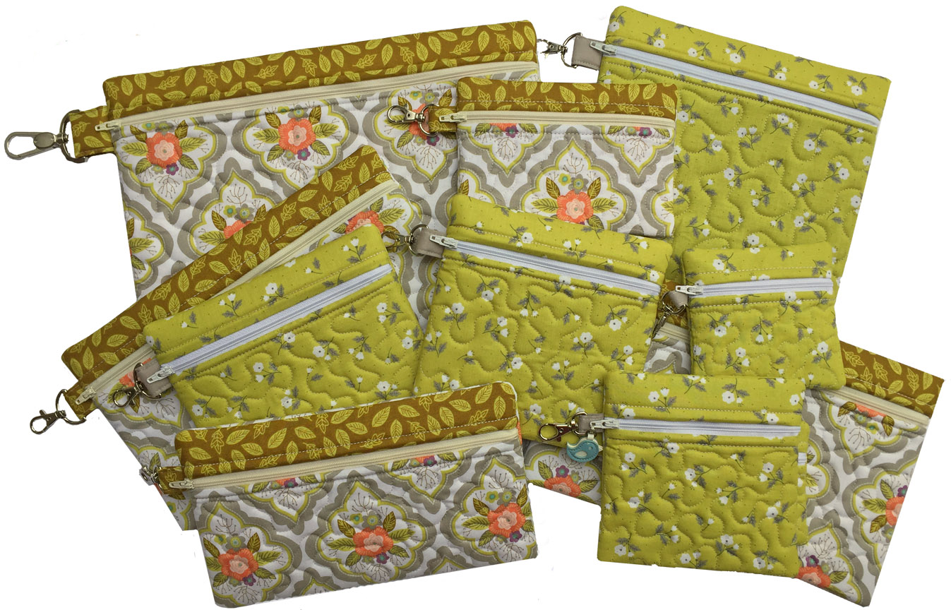 In the Hoop Zippered Bags Set