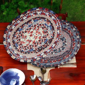 Oval Rolled Placemat Virtual Class