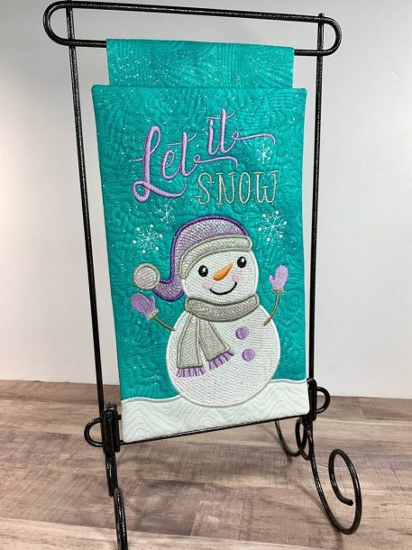 Let It Snow Mylar Mini Quilt Virtual Class - Image 3
