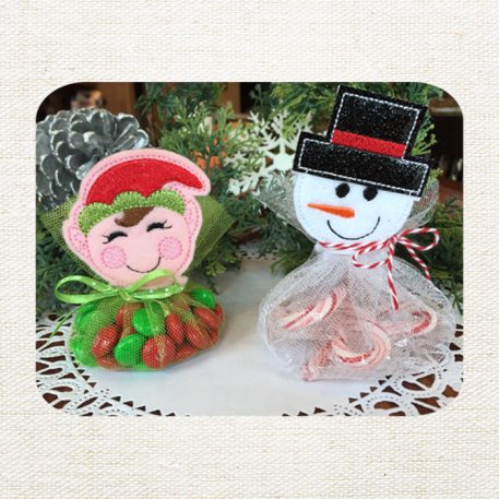 Christmas Holiday Favor Toppers