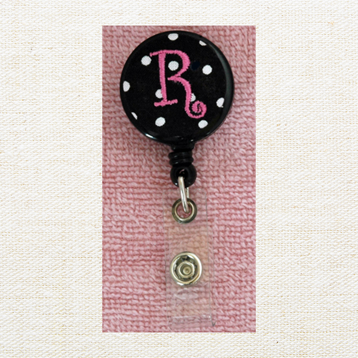 Badge Reel Alphabet & Instructions