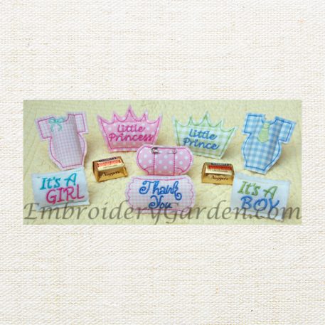 Baby Hershey Nugget Candy Holders