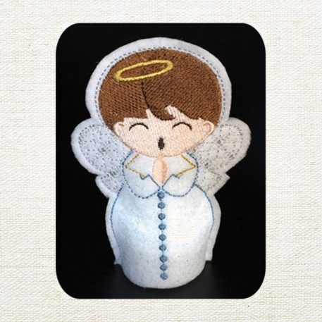 Boy Angel Flameless Tealight Cover