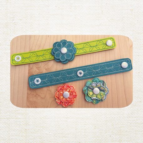 Bracelet with Interchangeable Flowers