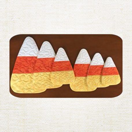 Candy Corn Mug Rugs Set - Image 2