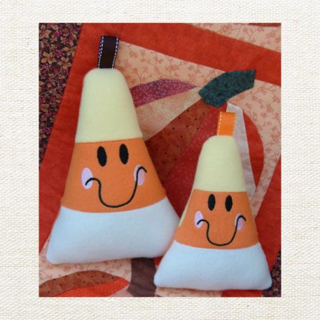 Candy Corn Softies & Applique Set