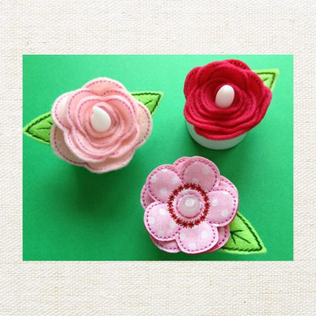 Flower Tealight Pins