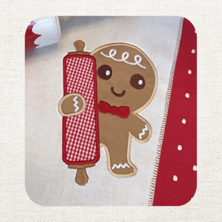 Gingerbread Man Appliques - Image 2