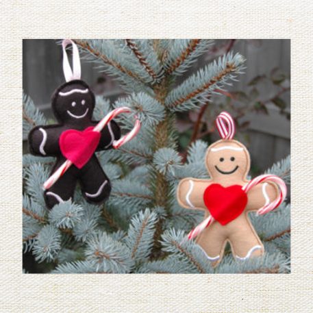 Gingerbread Candy Cane Holder