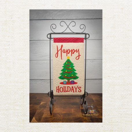 Happy Holidays Mylar Mini Quilt Virtual Class