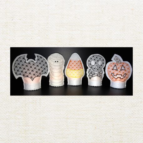 Halloween Flameless Tealight Covers Set 2