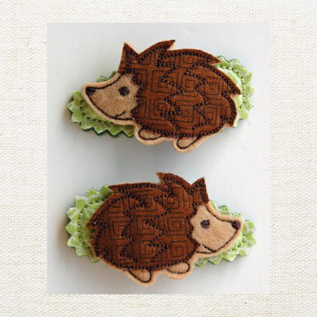 Hedgehog Hair Clips