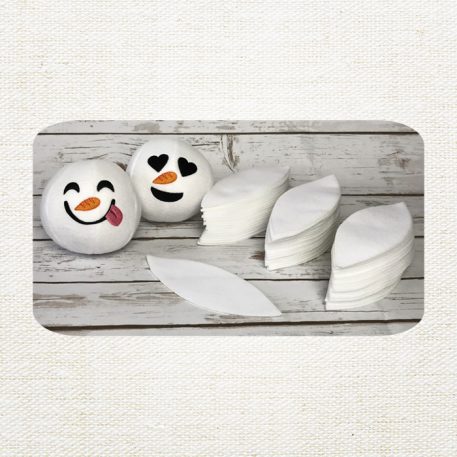 Laser Cut Fleece Snowball Panels