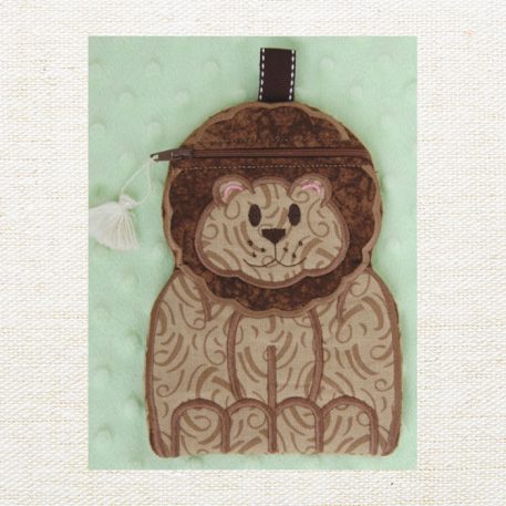 Lion Zipper Case