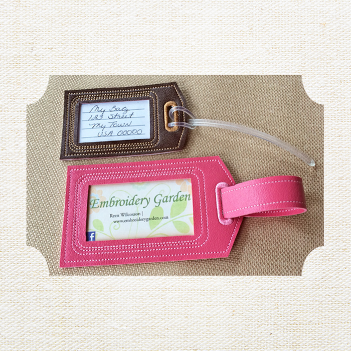 Luggage Tags with Logo Laser Printed , Engraved Luggage Tag