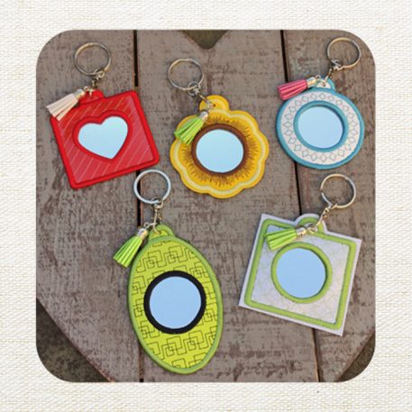 Mirrored Key Rings Set - Image 3
