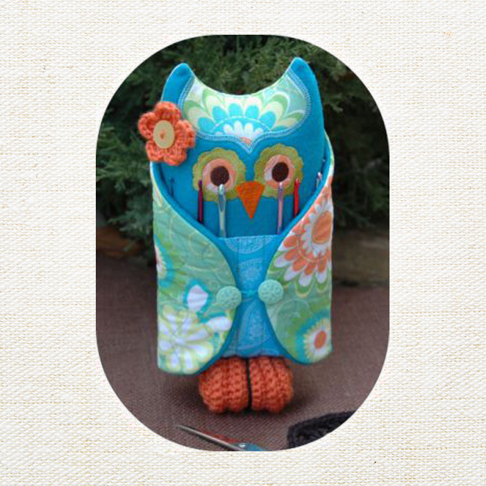 Owl Crochet Hook Holder