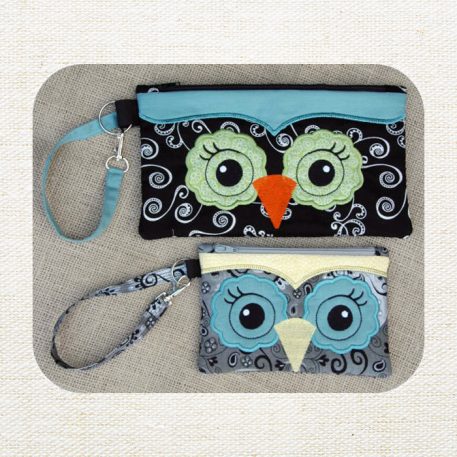 Owl Wristlet 6x10