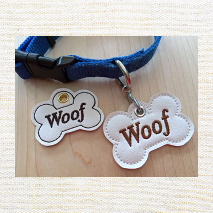Pet Tags  Embroidery Garden