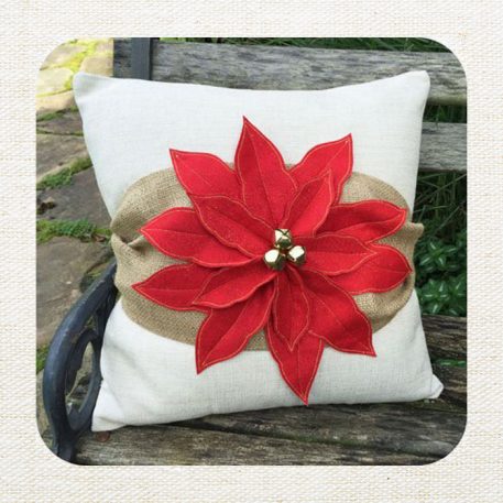 Poinsettia Pillow Project