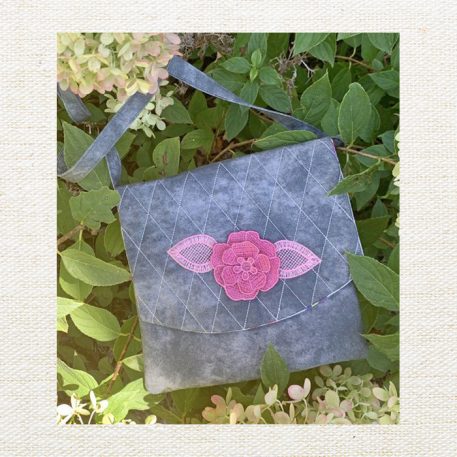Purse with Lace Embellishment Virtual Class