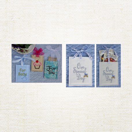 Ribbon Slider Gift Card / Seed Packet Holders