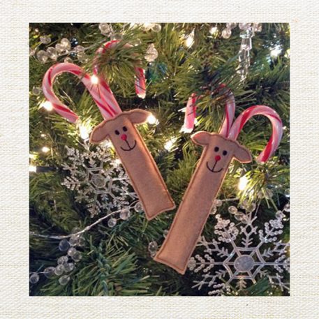 Reindeer 2 Candy Cane Holder - Image 2