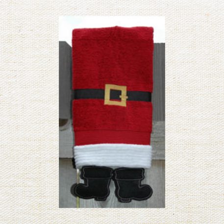 Santa Boots Towel