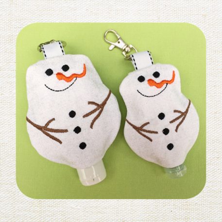 Snowman Hand Sanitizer Holders Set