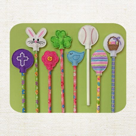Easter Spring Pencil Toppers