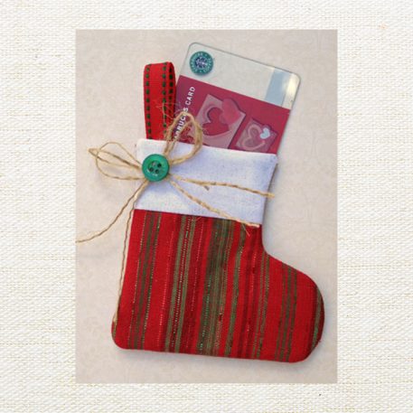 Stocking Gift Card Holder