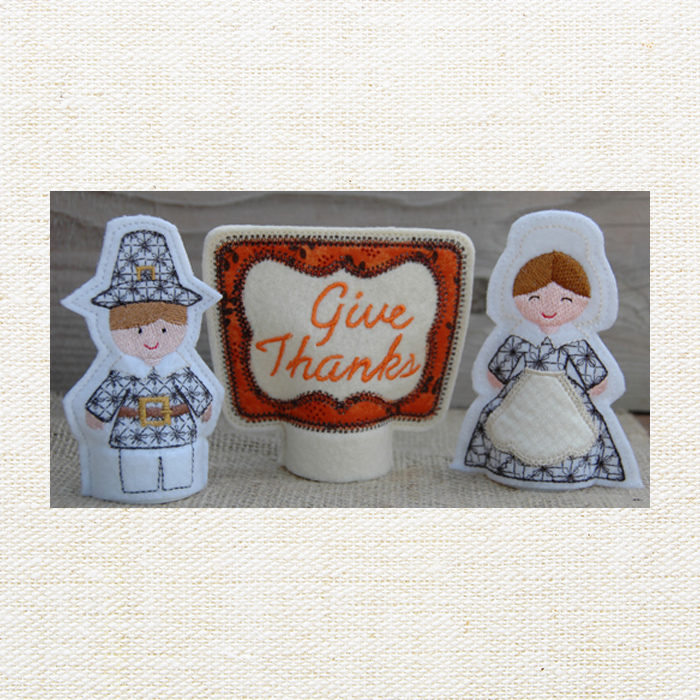 Thanksgiving Candle Cover Embroidery Design