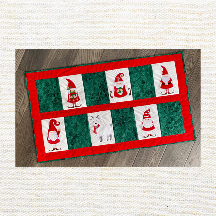 Winter Snow Gnomes Pattern Area Rug Winter Snowflake Gnome - Temu