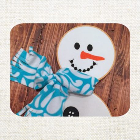 Wooden Hoop Snowman Project - Image 2
