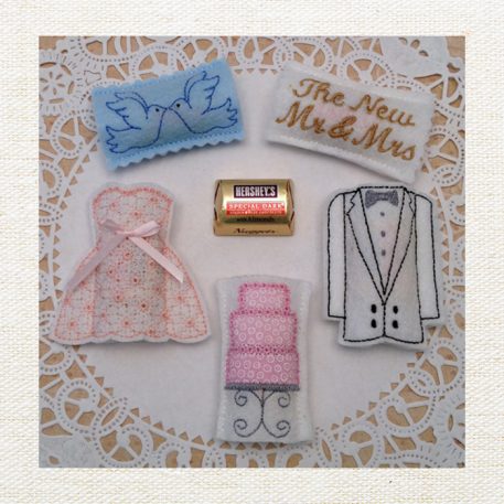 Wedding Hershey Nugget Holders