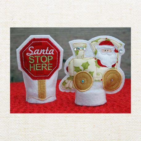 Christmas Train Flameless Tealight Covers Set