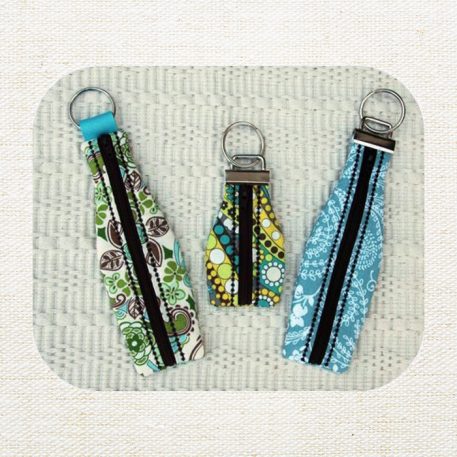 Zippered Key Fobs